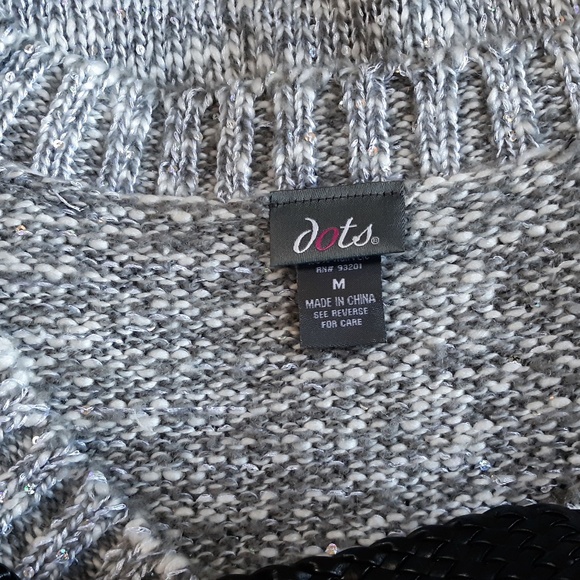 DOTS SEQUIN KNIT SWEATER DRESS - Picture 8 of 8